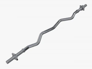 弯曲配重杆 3D 模型