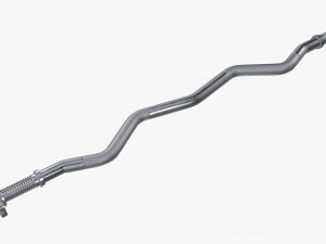 Curved weight bar 3D Model