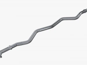Curved weight bar 3D Model