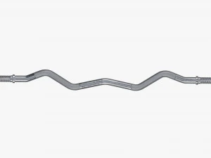 Curved weight bar 3D Model