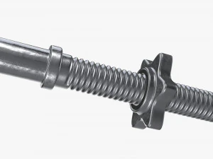 Curved weight bar 3D Model