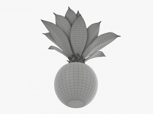 Decorative potted palm 01 Modelo 3D