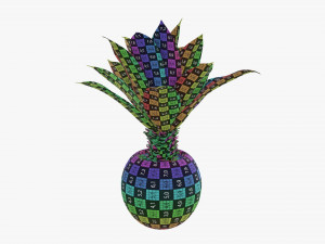 Decorative potted palm 01 Modelo 3D