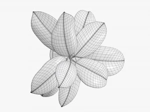 Decorative potted plant 03 3D Model