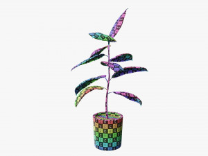 Decorative potted plant 03 Modelo 3D