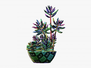 Decorative potted plant 06 3D Model
