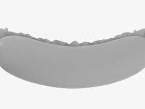 Hot dog with ketchup salad tomato stylized Modelo 3D