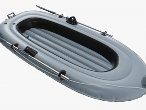 Inflatable Boat 01 gray Modelo 3D