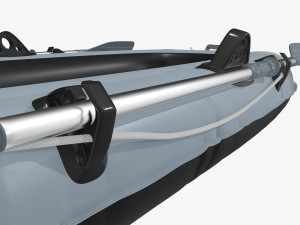 Inflatable Boat 01 gray Modelo 3D
