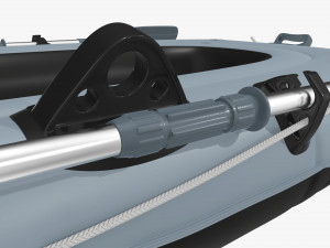 Inflatable Boat 01 gray Modelo 3D