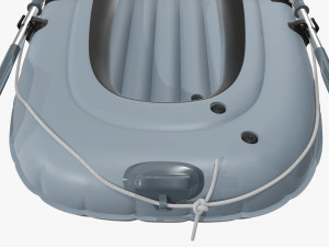 Inflatable Boat 01 gray Modelo 3D