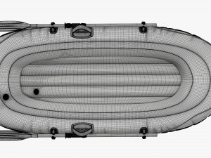 Inflatable Boat 01 gray Modelo 3D