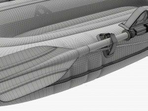 Inflatable Boat 01 gray Modelo 3D