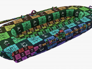 Inflatable Boat 01 gray Modelo 3D
