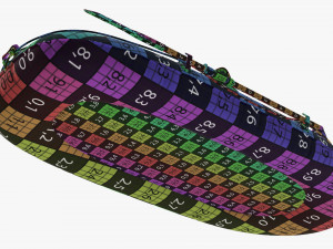 Inflatable Boat 01 yellow Modelo 3D
