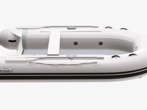 Inflatable Boat 02 3D Model