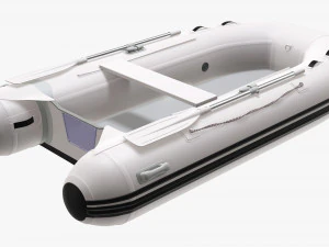 Inflatable Boat 02 3D Model