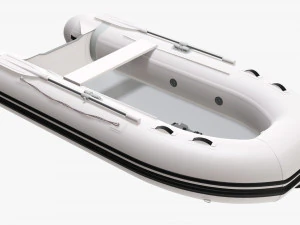 Inflatable Boat 02 3D Model