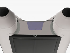 Inflatable Boat 02 3D Model