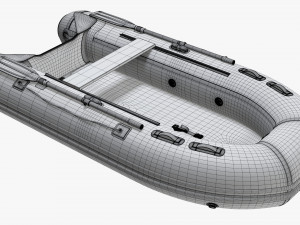 Inflatable Boat 02 3D Model