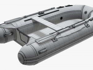 Inflatable Boat 02 3D Model