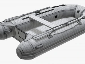 Inflatable Boat 02 3D Model