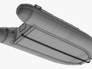 Inflatable Boat 02 3D Model