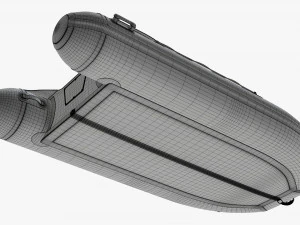 Inflatable Boat 02 3D Model