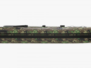 Inflatable Boat 02 camouflage Model 3D