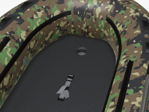 Inflatable Boat 02 camouflage Model 3D