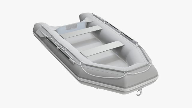 Inflatable boat 03 3D Model .c4d .max .obj .3ds .fbx .stl .blend 
