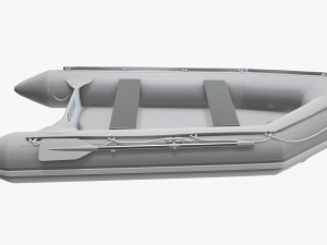 Inflatable boat 03 3D Model