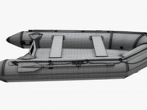 Inflatable boat 03 3D Model