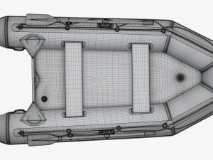 Inflatable boat 03 3D Model