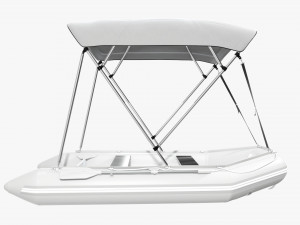 Inflatable boat 03 sunshade Modelo 3D