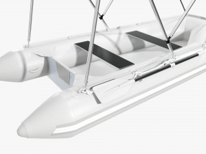 Inflatable boat 03 sunshade Modelo 3D