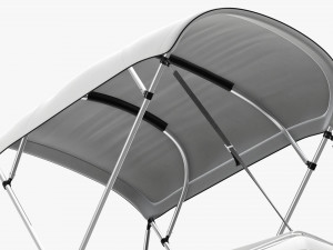 Inflatable boat 03 sunshade Modelo 3D