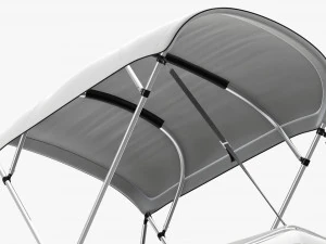 Inflatable boat 03 sunshade 3D Model