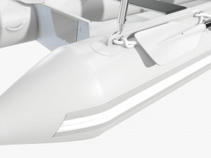 Inflatable boat 03 sunshade Modelo 3D