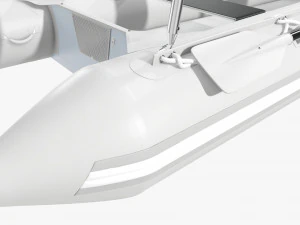 Inflatable boat 03 sunshade 3D Model