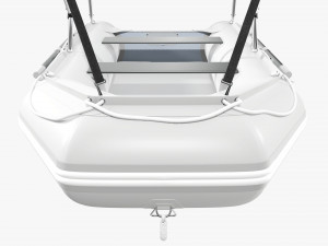 Inflatable boat 03 sunshade Modelo 3D