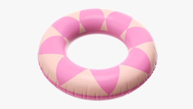 Inflatable Swimming Ring Modelo 3D .c4d .max .obj .3ds .fbx .stl .blend 