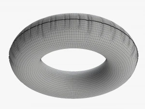 Inflatable Swimming Ring 3D Model