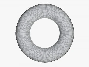 Inflatable Swimming Ring 3D Model