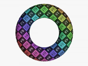 Inflatable Swimming Ring 3D Model