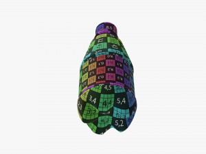 Juice bottle 300ml 3D Model