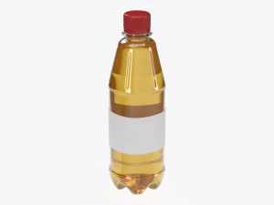 Juice bottle 500ml 3D Model