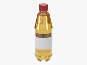Juice bottle 500ml 3D Model