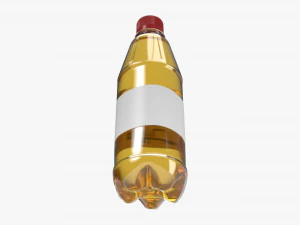 Juice bottle 500ml 3D Model
