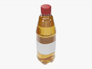 Juice bottle 500ml 3D Model